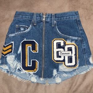 NWOT Carmar Varisty Skirt